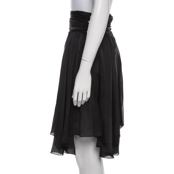 Alexandre Vauthier 100% Silk Featherweight Knee-Length Skirt * NEW * 65% OFF - Picture 5 of 10